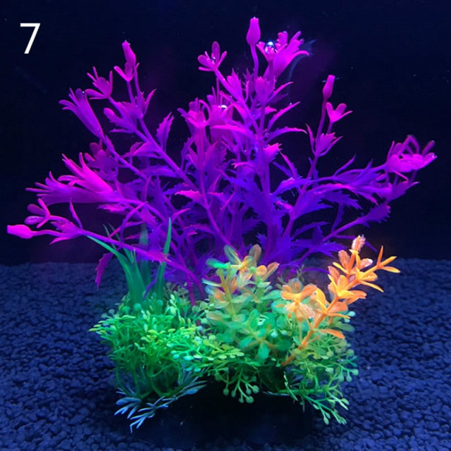 Kinds Artificial Aquarium Decor Plants