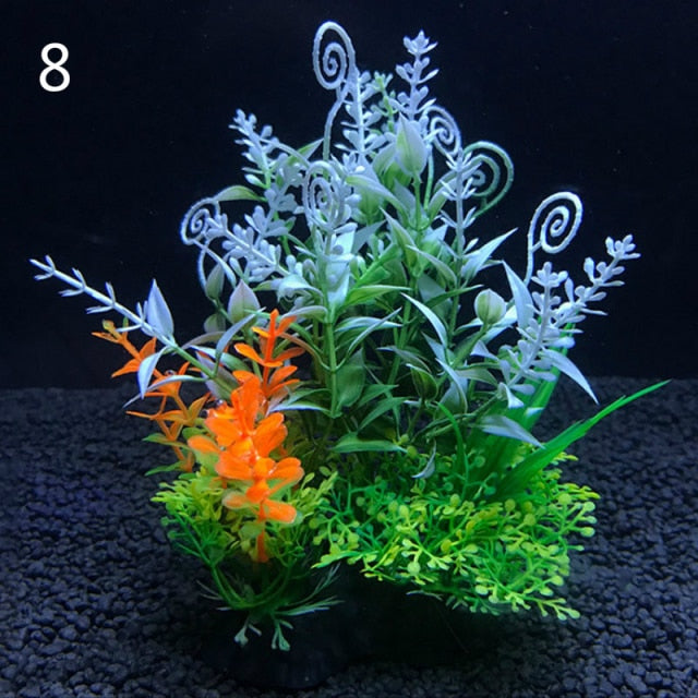 Kinds Artificial Aquarium Decor Plants