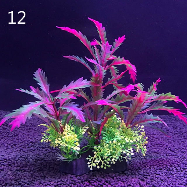 Kinds Artificial Aquarium Decor Plants