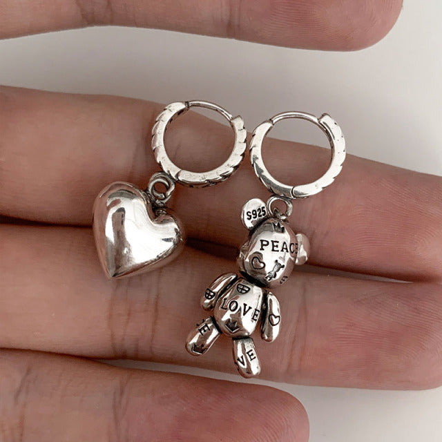 Silver Hoop Earring