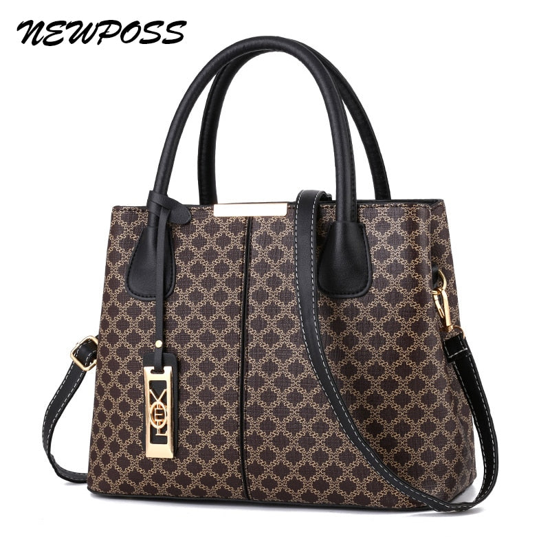 Women Handbags Tassel PU Leather Totes Bag