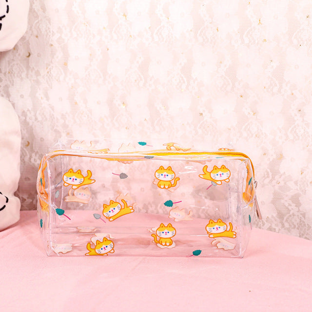 Girl Clear Cosmetic Bag