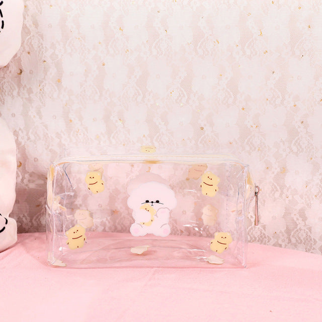 Girl Clear Cosmetic Bag