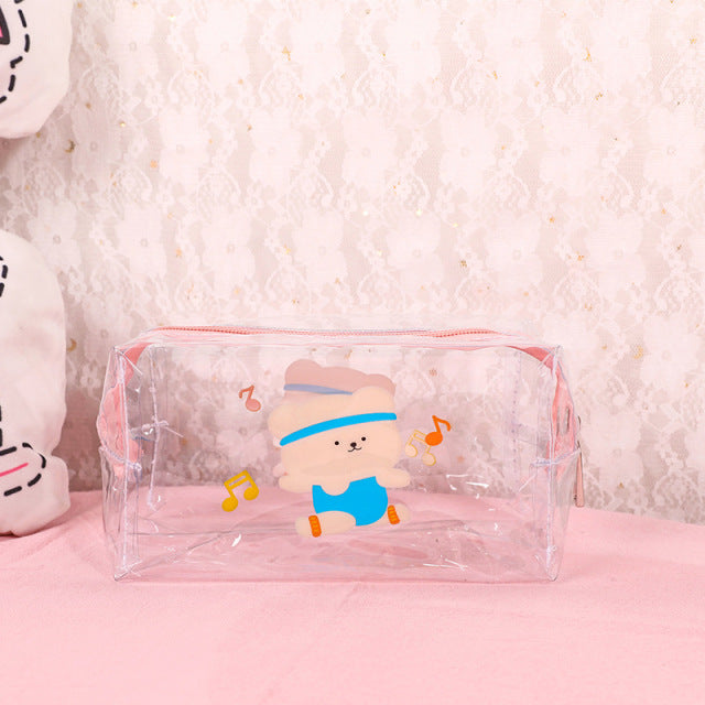 Girl Clear Cosmetic Bag