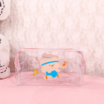 Girl Clear Cosmetic Bag