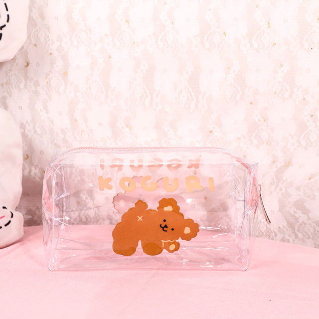 Girl Clear Cosmetic Bag