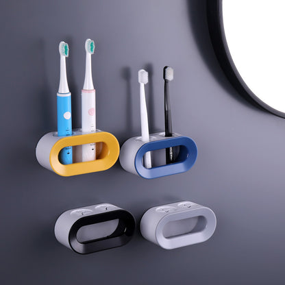 Double Hole Electric Toothbrush Holder Rack