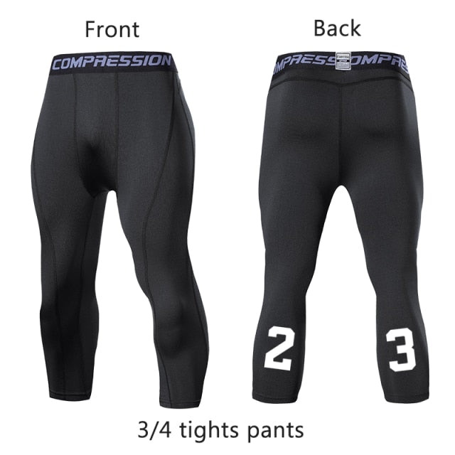 Running Sport Tights Pants Basketball Cropped