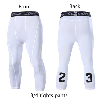 Running Sport Tights Pants Basketball Cropped