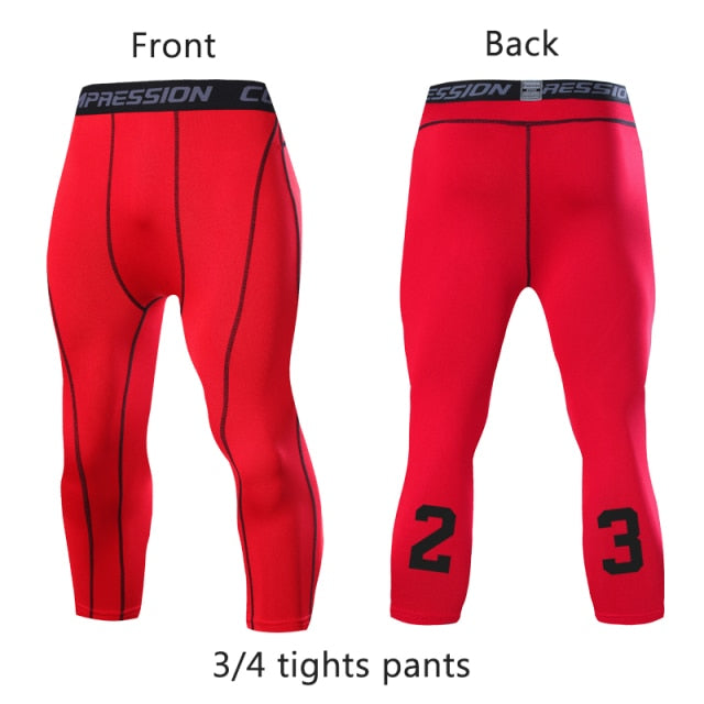 Running Sport Tights Pants Basketball Cropped