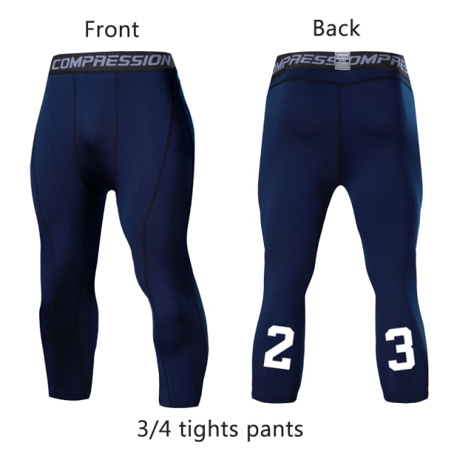 Running Sport Tights Pants Basketball Cropped