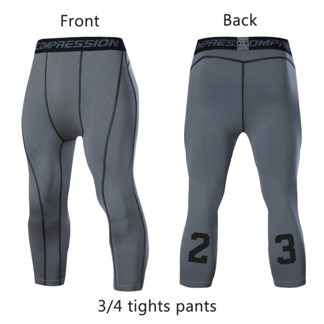 Running Sport Tights Pants Basketball Cropped