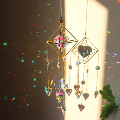 Crystal Pendant Light Catcher Rainbow