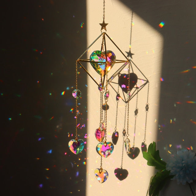 Crystal Pendant Light Catcher Rainbow