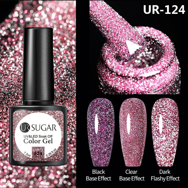 Disco Reflective Cat Magnetic Gel Nail Polish