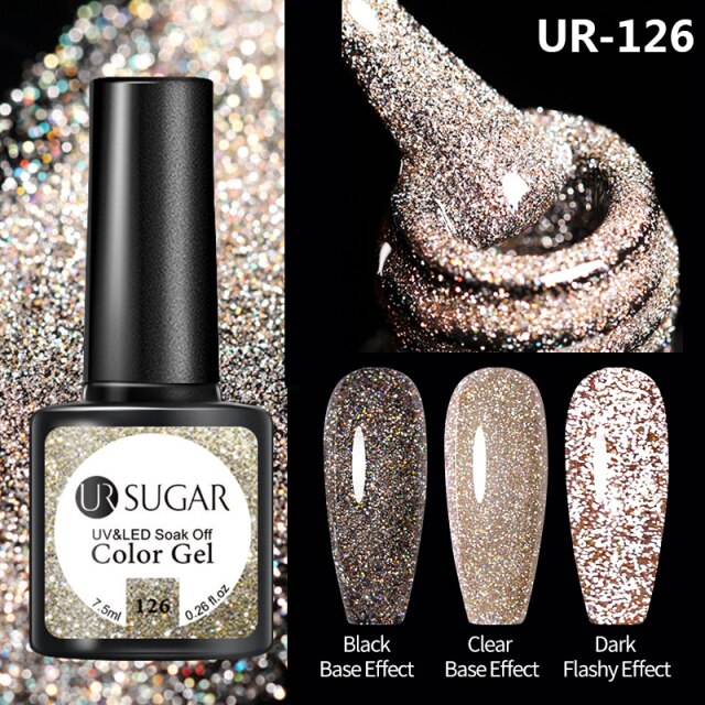 Disco Reflective Cat Magnetic Gel Nail Polish