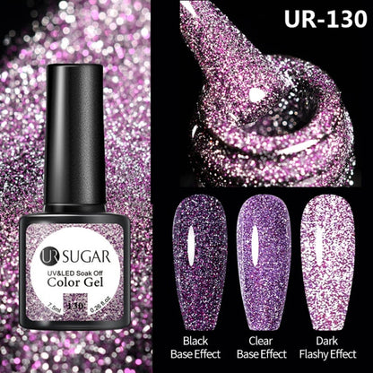 Disco Reflective Cat Magnetic Gel Nail Polish