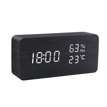 Alarm Clock LED Digital Wooden