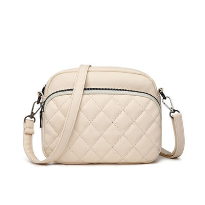 Diamond Lattice Shoulder Bag