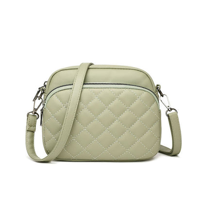 Diamond Lattice Shoulder Bag