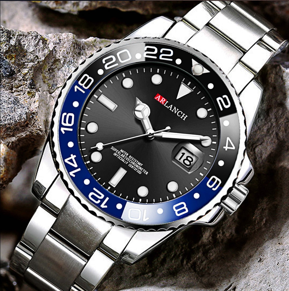 Top Brand Luxury Waterproof Full Steel