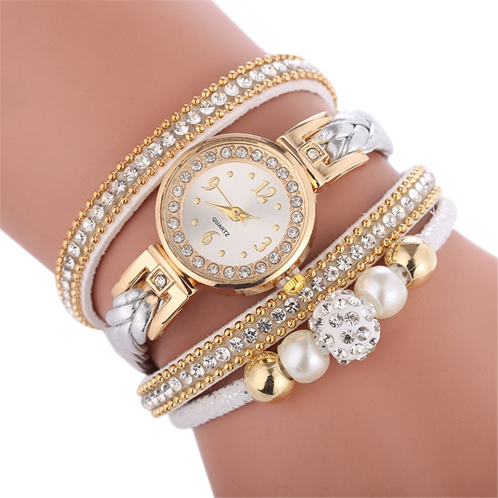 Watch Wrap Around Fashion Bracelet Fashion