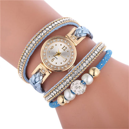 Watch Wrap Around Fashion Bracelet Fashion