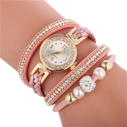 Watch Wrap Around Fashion Bracelet Fashion