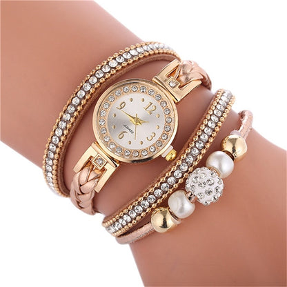 Watch Wrap Around Fashion Bracelet Fashion