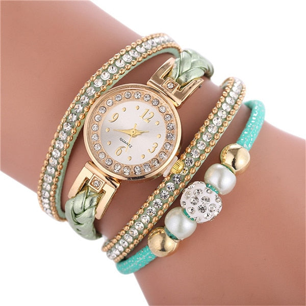 Watch Wrap Around Fashion Bracelet Fashion