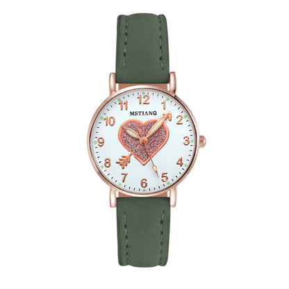 Fashion Casual Leather Belt Watch