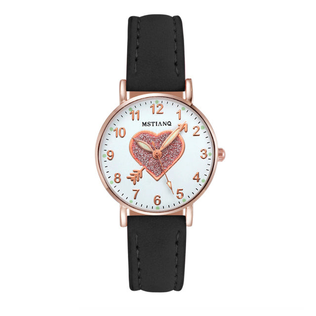 Fashion Casual Leather Belt Watch