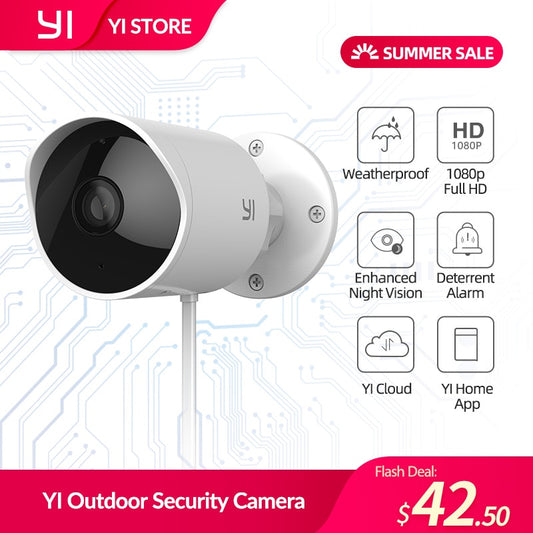 YI Wifi Outdoor Camera 2.4G Wireless Security