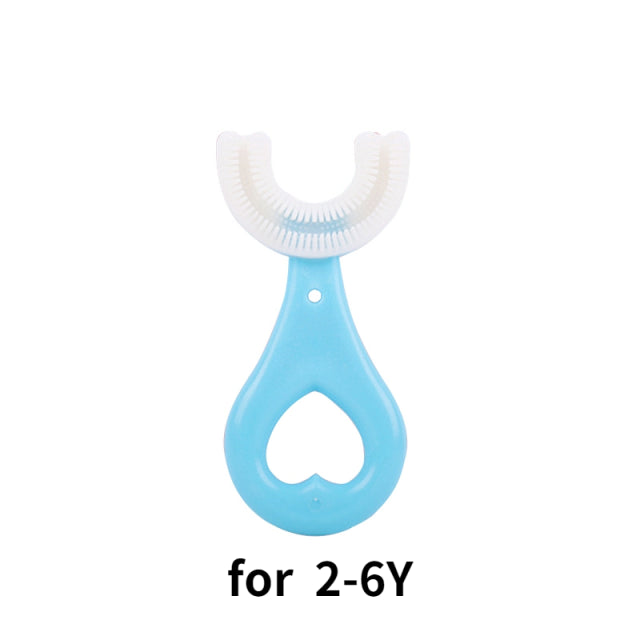 Baby Toothbrush Children 360 Degree U-shaped