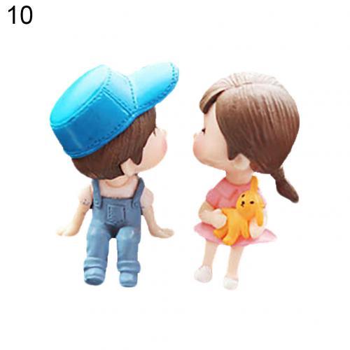 Boy Girl Couple Car Decoration Accessories Interior Cartoon Lovers Car