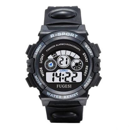 electronic watches color luminous dial life waterproof