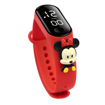 Cute Cartoon LED Mickey Children Watches Girls Silicone