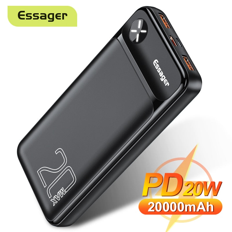 Essager Power Bank 20000 mAh External Battery Pack