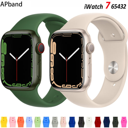 Silicone Strap For Apple watch band