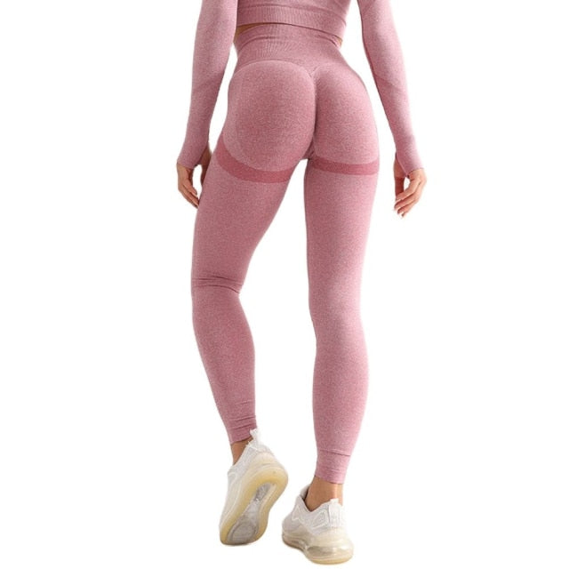 High Waist Seamless Leggings Push Up