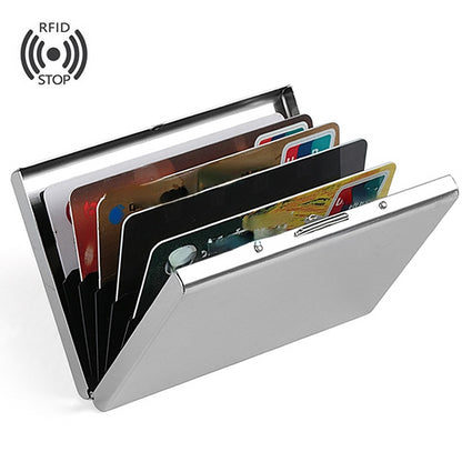 Fashion Aluminum Anti magnetic Card Holder