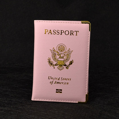 leather USA Passport Cover