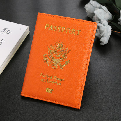 leather USA Passport Cover