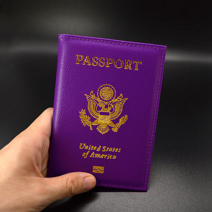 leather USA Passport Cover