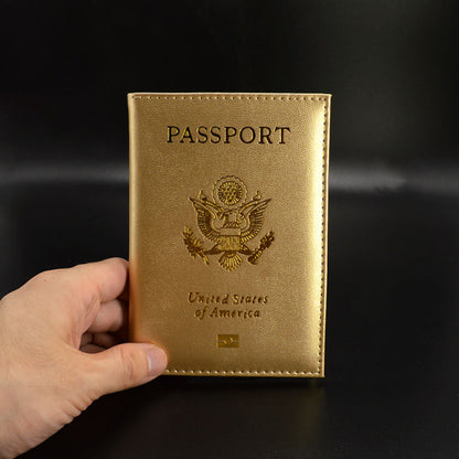 leather USA Passport Cover