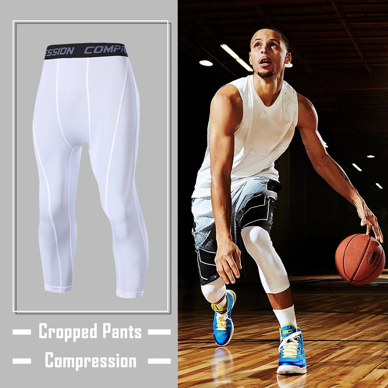 Running Sport Tights Pants Basketball Cropped