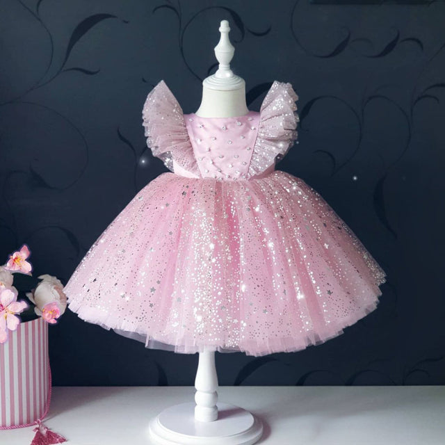 Baby Girl Tutu Party Gown Flower Girls