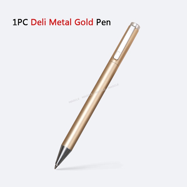 Xiaomi Deli Metal Sign Pen Pens Gold