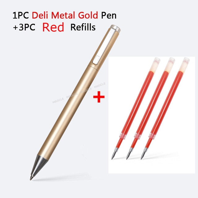 Xiaomi Deli Metal Sign Pen Pens Gold