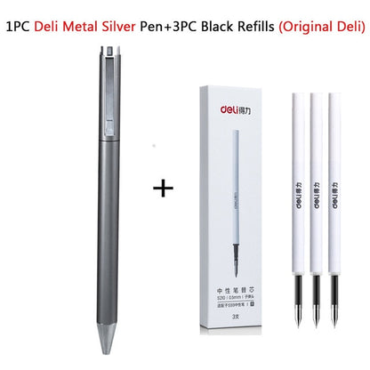 Xiaomi Deli Metal Sign Pen Pens Gold